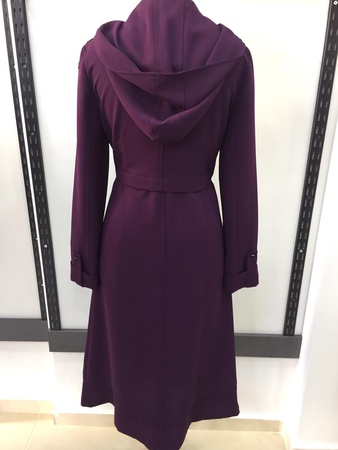 Сезонное Платье с гофрированным поясом и воротником