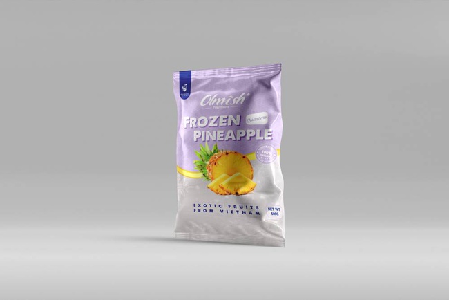 Замороженный Ананас кольца. Замороженные фрукты с заводов OLMISH