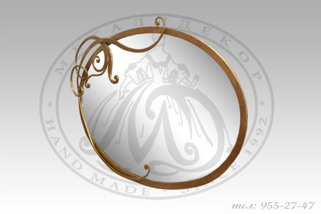 Зеркало Лилия №2 (овальное)