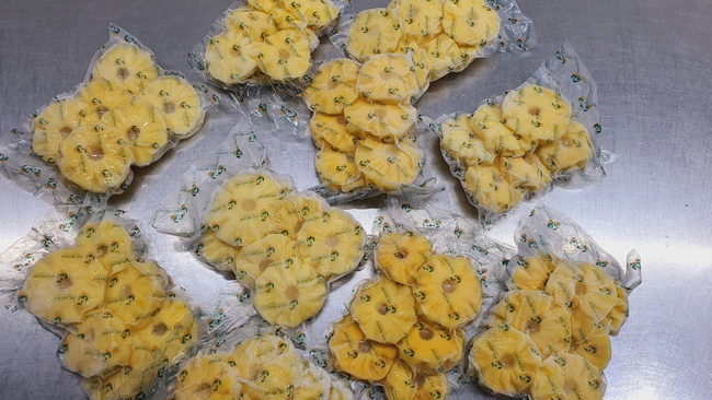 Замороженный Ананас кольца. Замороженные фрукты с заводов OLMISH