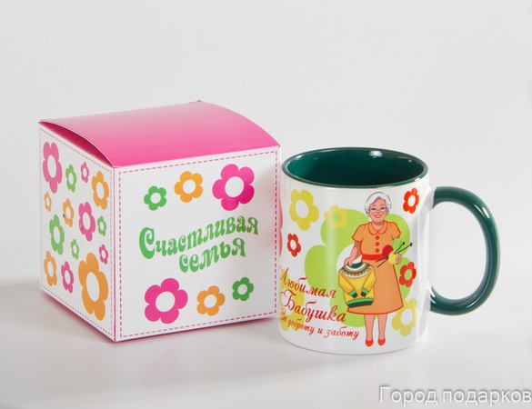 КРУЖКА ПОДАРОЧНАЯ ЛЮБИМАЯ БАБУШКА