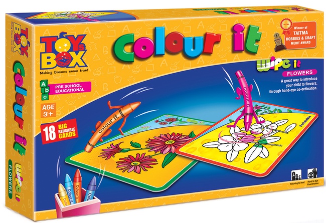 Цветы-Многоразовая раскраска