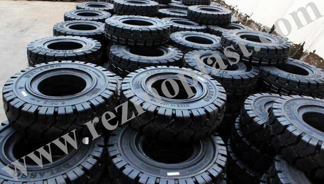 Шины цельнолитые для вилочных погрузчиков