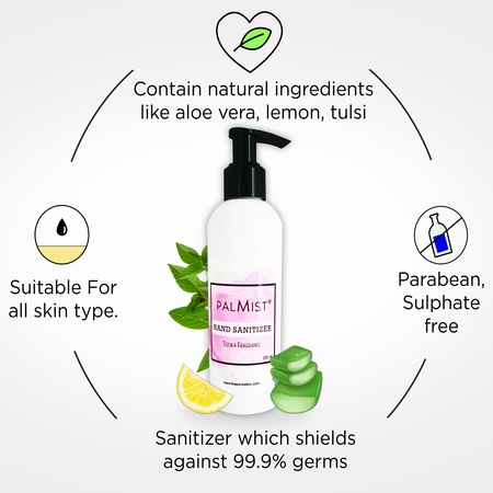 كومبو معقم اليدين بالميست يحتوي على الكحول 200 مل * 3 زجاجات (تيزوكا ، دعامة وعطور مميزة)