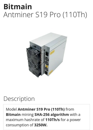 Bitmain Antminer s19j Pro 104TH - جديد تمامًا مع PSU