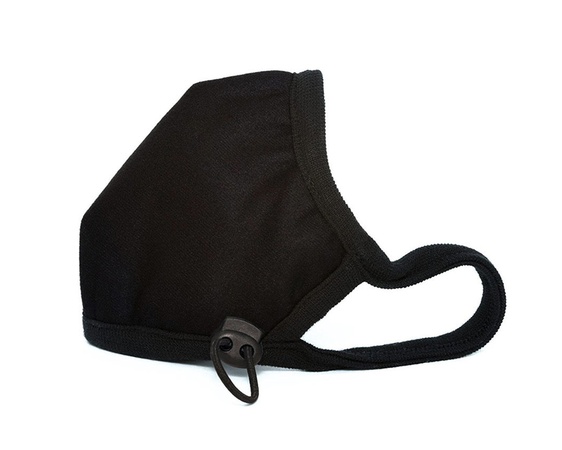 The BASIC Black, Equivalent to N95, Mask with Carbon Filter, 99% filter Viruses, FFP2 Certified Mask, Lighter Premium Mask, Mask with Valve