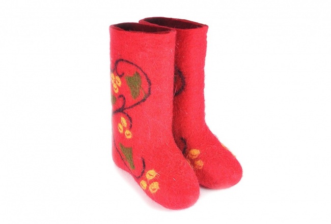 Валенки расписные «Хохлома»