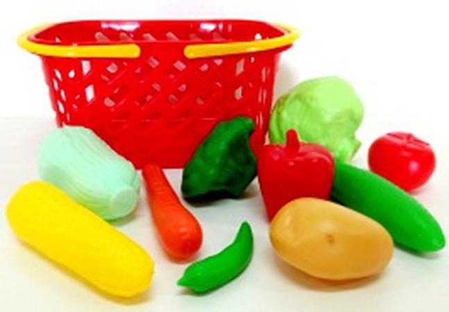 Vegetable basket, 10 items (14pcs)