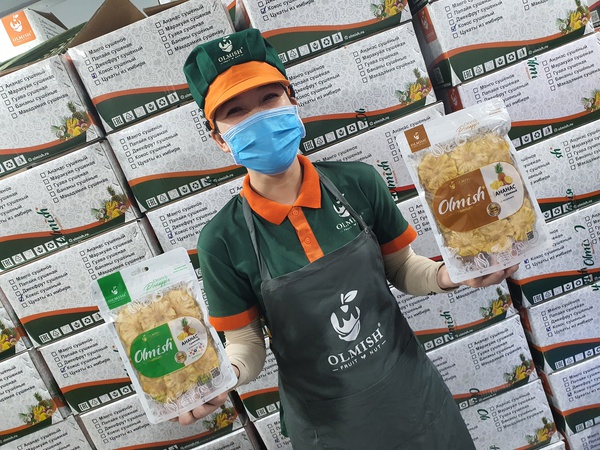 Kurutulmuş Ananas. OLMISH fabrikalarından kurutulmuş meyveler