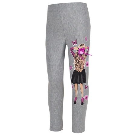 Оптом Леггинсы для девочек с принтом 3-8 лет