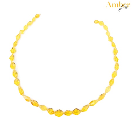 Amber kristal boncuklar