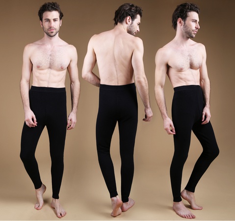 Осенние и зимние мужские толстые шерстяные брюки, женские теплые кашемировые брюки с высокой талией, нижние брюки из чистой шерсти