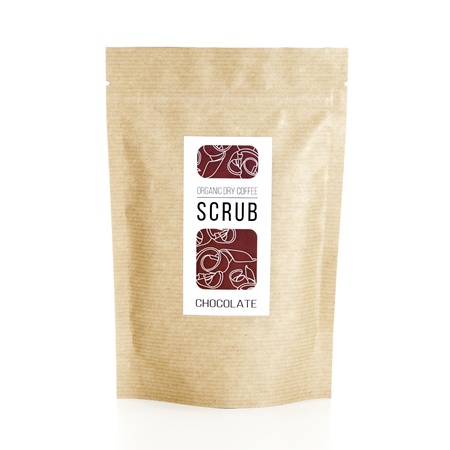 天然干咖啡擦洗芳香巧克力200克。