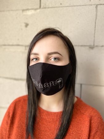 Маска защитная дизайнерская не медицинская