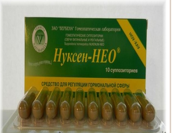 Свечи для регуляции гормонального фона Нуксен-НЕО