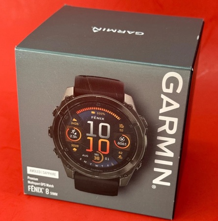 Adventure Smart Garmin FENIX 8 AMOLED Sapphire GPS Smartwatch 51mm Fiber-reinforced TITANIUM