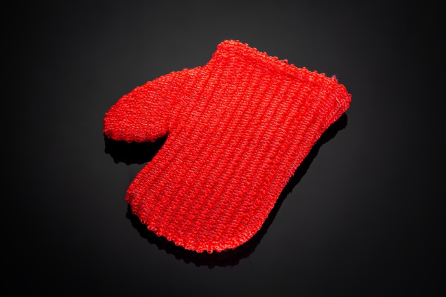 Children's bath sponge "Mitten"