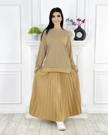 Ткань лапша юбка трикотажная