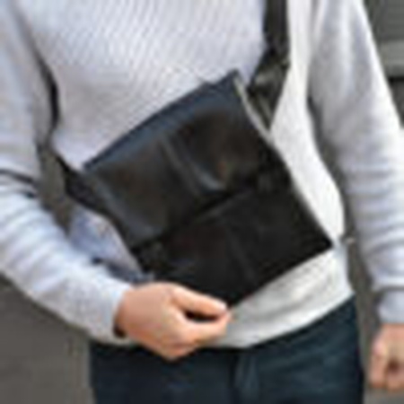 Сумка месседжер из эко-кожи