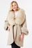 Double-Faced Cashmere Coat / Collar and Cuffs Fox Fur Coat - Relaxed Fit