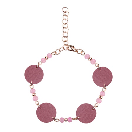 W-K-ZR-102 Кожаный браслет, колье, серьги, комбайн