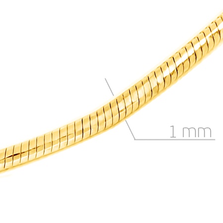 ЦЕПЬ ИЗ ЖЕЛТОГО ЗОЛОТА, ПЛЕТЕНИЕ ПАНЦИРНОЕ