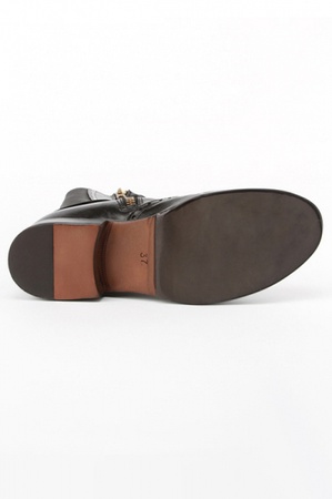 حذاء أسود بسحابين (eurozima) s089