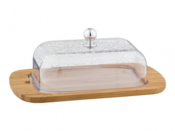 Масленка с пластик. крышкой 19х12х7см*24 (Арти-М)