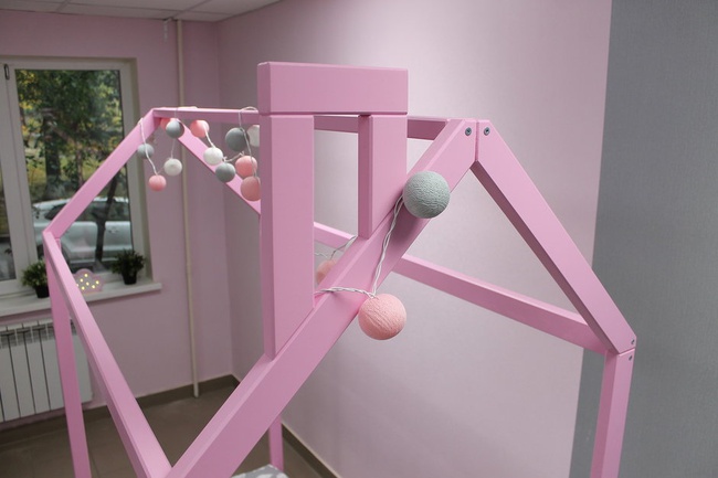 кроватка-домик Мотессори