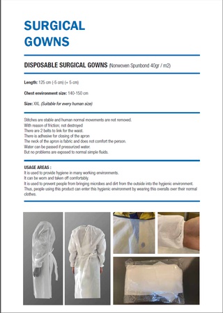 нестерильная одноразовая одежда