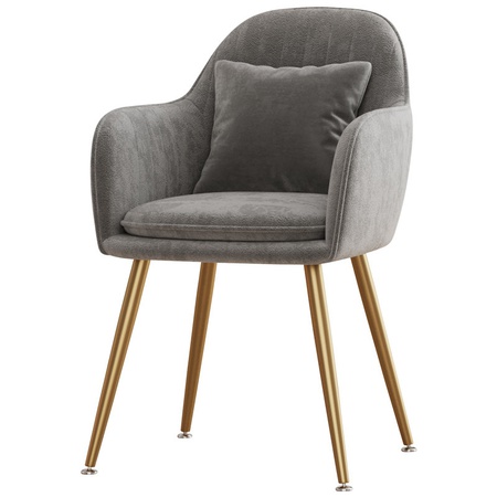 Kadife Döşemeli Yemek Sandalyesi