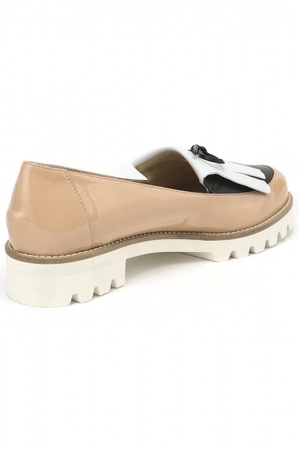 Beige loafers fm207