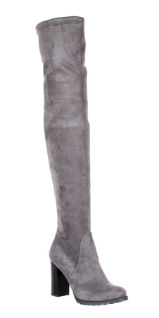 Женские ботфорты, стрейч <G6981>