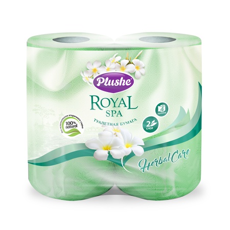 Туалетная бумага Plushe Royal Spa Herbal Care
