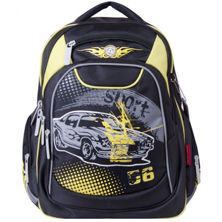 Рюкзак KB1521 Цвет: черно-жёлтый «машина»