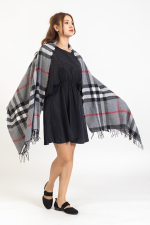 Buklet Omuz Şal Dayanıklı Akrilik 70x200 CM