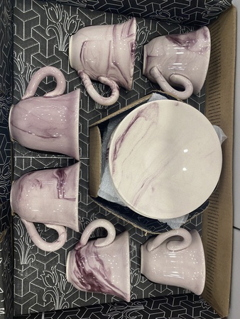 Керамический кофейный сервиз