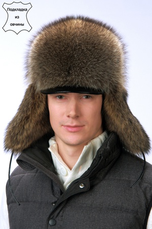 Ушанка из енота 45283