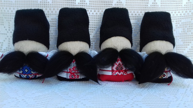 Подарок-оберег для мужчин в дом "Богач" Кукла-мотанка. Handmade.