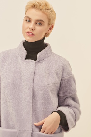 Пальто женское Silverfox модель 804-лаванда