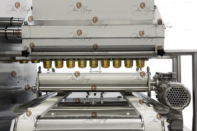 Dough depositor for cookies, gingerbread, marshmallows