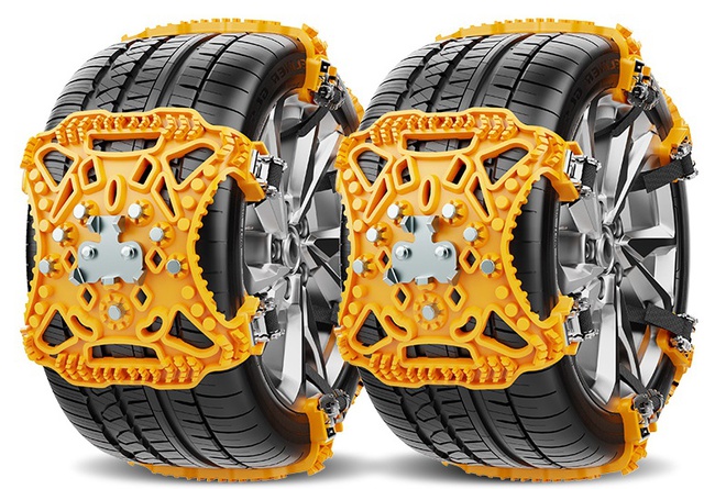 Anti Skid Snow Sand Ice Mud Chains Car Tire Emergency Anti-Skid Non-Slip off-Road Road Safety Vehicle for Tire Width 165-315mm