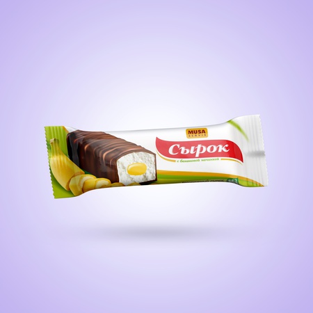 Сырок "MUSA" с банановой начинкой