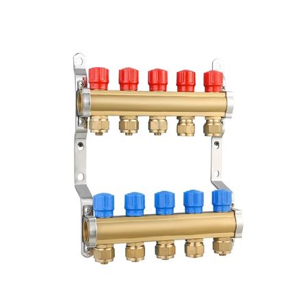 Brass Radiant Heat Manifold for Floor Heating