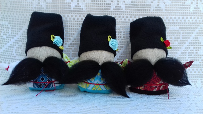 Подарок-оберег для мужчин в дом "Богач" Кукла-мотанка. Handmade.