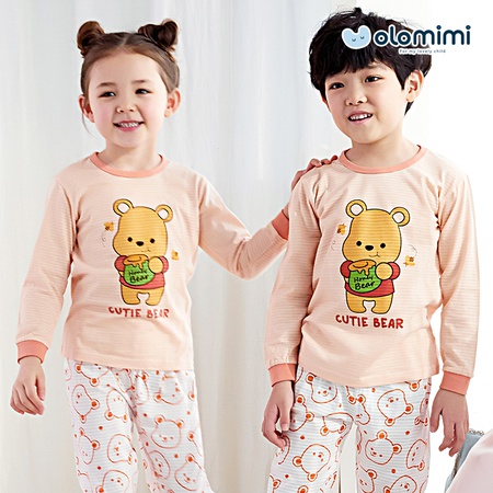 NEW 20SS Long-sleeve 100% cotton jacquard Breathable and comfy - Cutie Bear