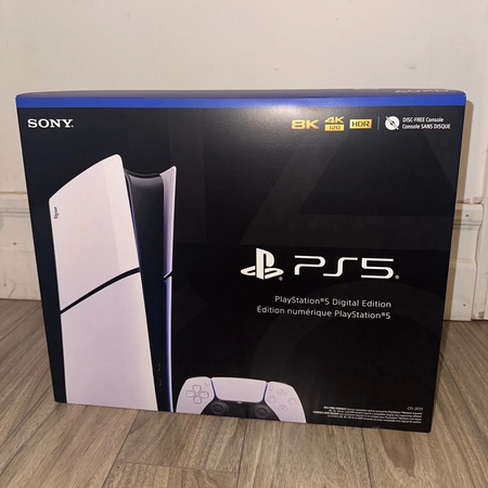 BEST OFFER Sony PlayStation 5 Slim Console Digital Edition White with 2 controller