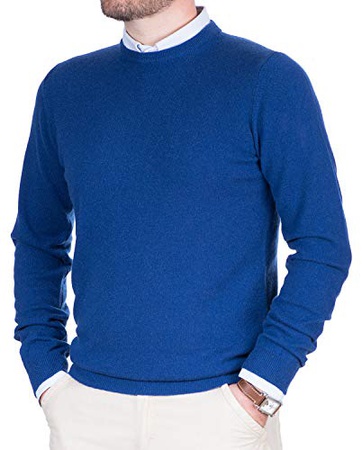 % 100 doğal kaşmirden yapılmış erkek süveter.