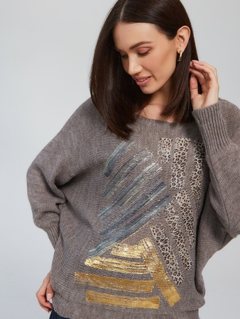 Женская одежда: джемпер женский, вязаный трикотаж