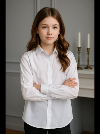 Школьная рубашка для девочки